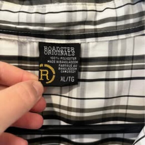 Men’s Roadster Originals XL Plaid Short Sleeve Shirt - Picture 2 of 5